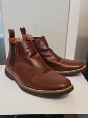 Kids DEER Stags Brown Simulated Leather  Boots